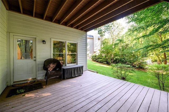 1304 Carrington Way, Lawrenceville, GA 30044 - deck featuring a yard