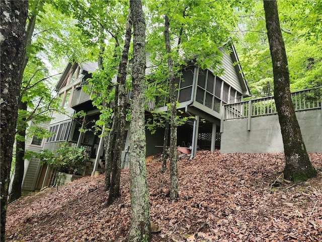 1115 Wild Turkey Blf, Jasper, GA 30143 - view of side of property with a sunroom