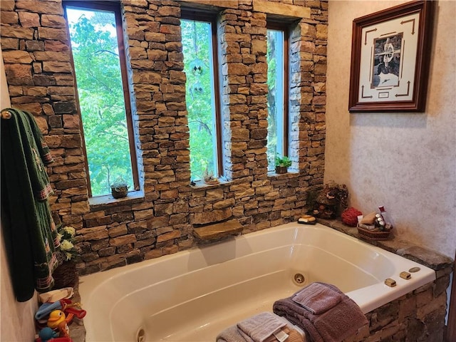 1115 Wild Turkey Blf, Jasper, GA 30143 - bathroom featuring a whirlpool tub and healthy amount of natural light