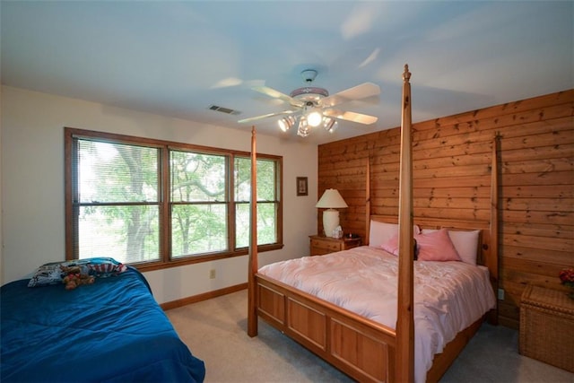1115 Wild Turkey Blf, Jasper, GA 30143 - bedroom featuring light carpet and a ceiling fan