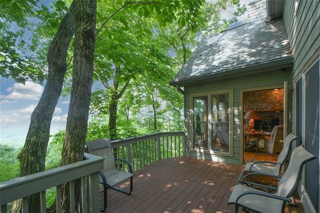 1115 Wild Turkey Blf, Jasper, GA 30143 - view of wooden deck