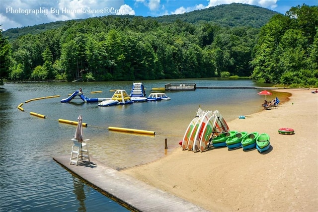 1115 Wild Turkey Blf, Jasper, GA 30143 - water view with a heavily wooded area