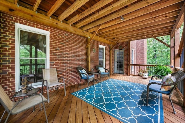 370 Fairleaf Ct, Alpharetta, GA 30022 - view of wooden deck