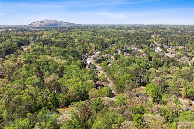 1755 Pinetree Pass Ln SW, Lilburn, GA 30047 - aerial view with a mountain view and a view of trees