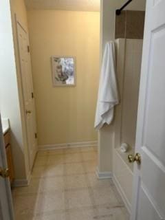 2991 Greyhawk Ln, Cumming, GA 30040 - bathroom with a shower and baseboards