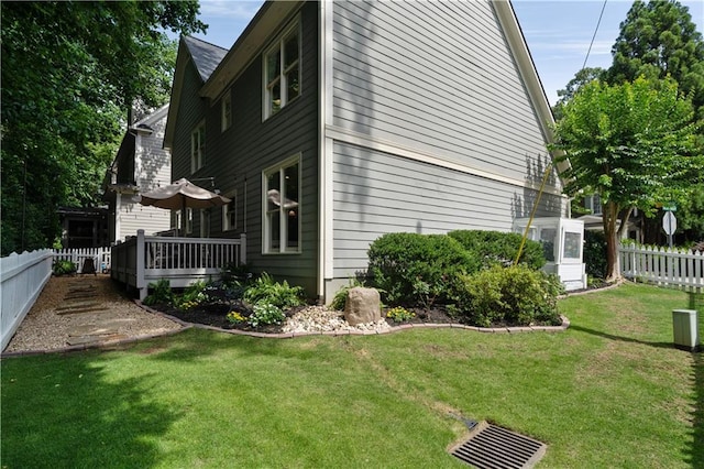 1360 Edmund Ct NE, Atlanta, GA 30306 - view of side of property featuring a fenced backyard and a deck