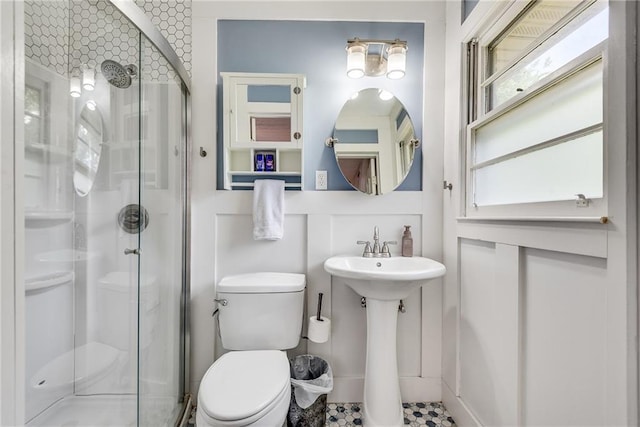 2653 Elkhart Cir SW, Marietta, GA 30064 - full bath with toilet, a stall shower, and a sink