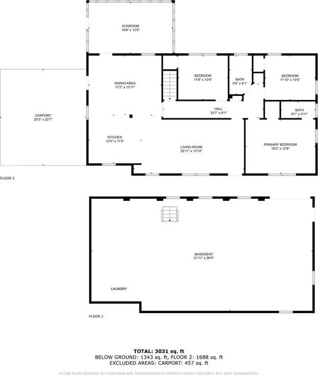 2653 Elkhart Cir SW, Marietta, GA 30064 - floor plan / room layout