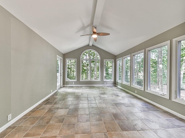 3771 Club Dr NW, Kennesaw, GA 30144 - unfurnished sunroom with plenty of natural light, baseboards, and stone finish flooring