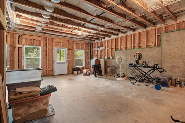 1858 Glenview Park Cir, Duluth, GA 30097 - miscellaneous room featuring unfinished concrete flooring