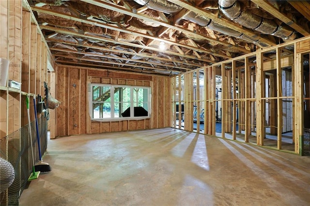 miscellaneous room featuring concrete flooring