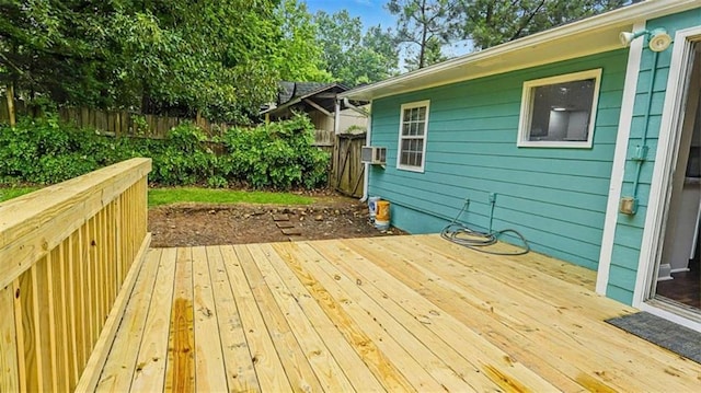 1328 Hoy Taylor Dr, Norcross, GA 30093 - deck with a fenced backyard and cooling unit