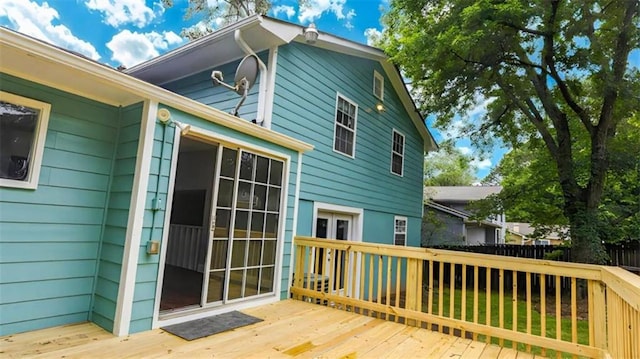 1328 Hoy Taylor Dr, Norcross, GA 30093 - view of wooden terrace