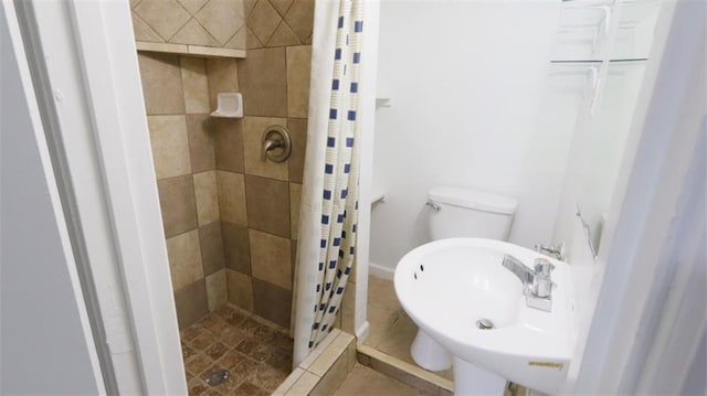 1328 Hoy Taylor Dr, Norcross, GA 30093 - bathroom with a shower stall and toilet