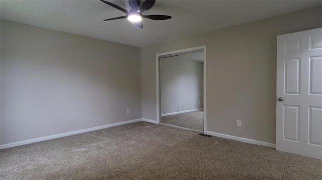 1328 Hoy Taylor Dr, Norcross, GA 30093 - unfurnished bedroom with carpet floors, a closet, baseboards, and ceiling fan