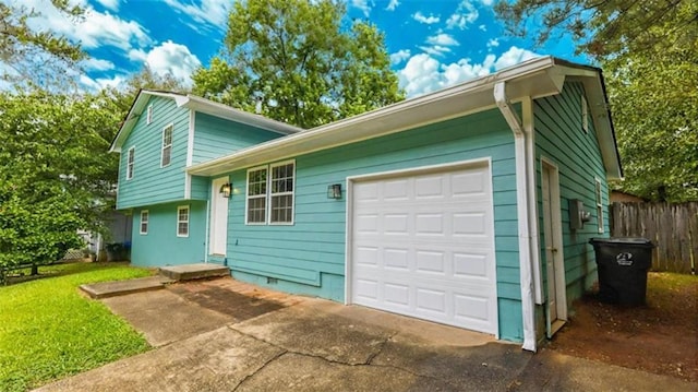 1328 Hoy Taylor Dr, Norcross, GA 30093 - view of property exterior with driveway, crawl space, and a garage