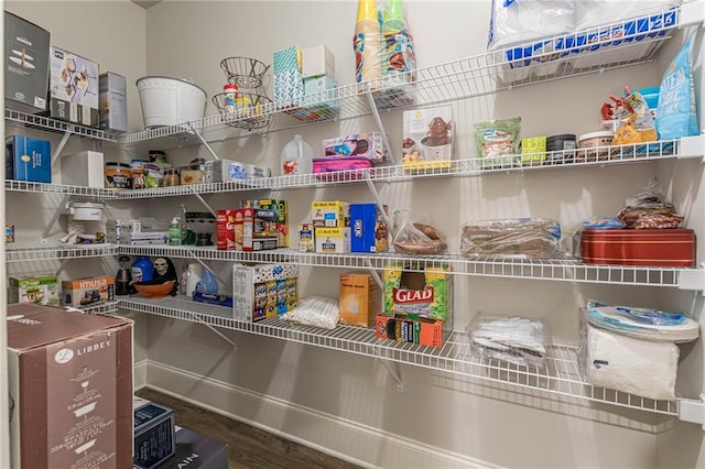 view of pantry