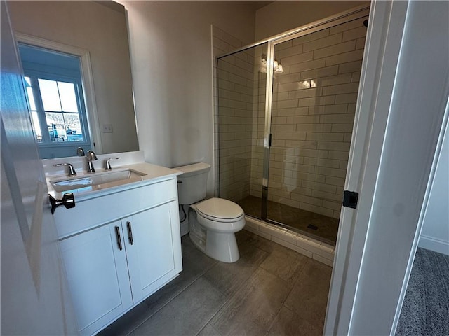 508 Healy Dr Unit 70, Cumming, GA 30040 - full bath with a shower stall, toilet, and vanity