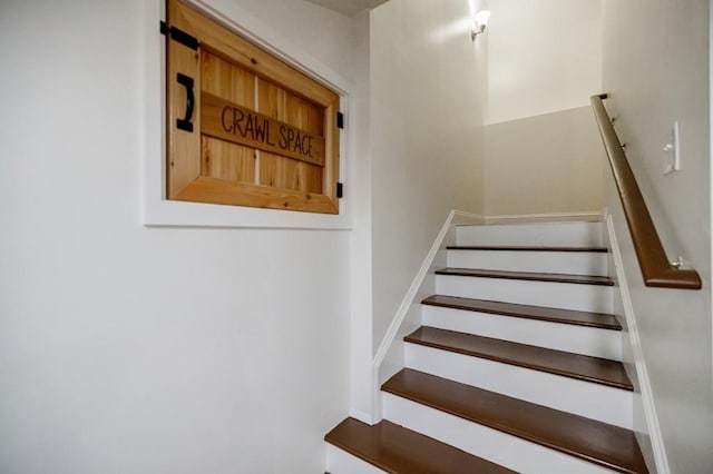 663 Clifton Rd NE, Atlanta, GA 30307 - staircase featuring baseboards