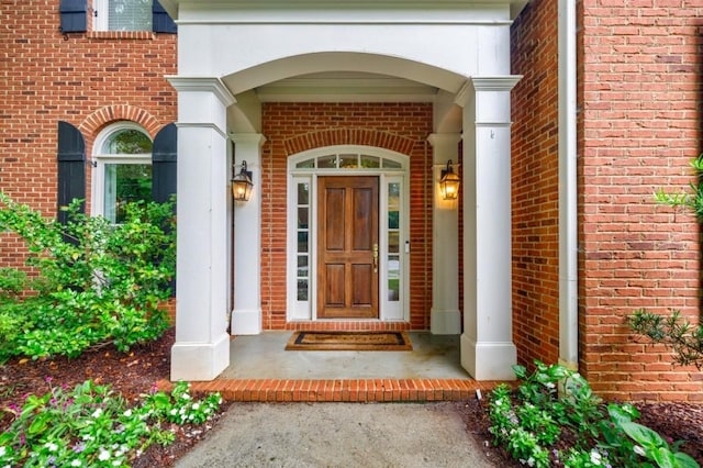 663 Clifton Rd NE, Atlanta, GA 30307 - doorway to property featuring brick siding