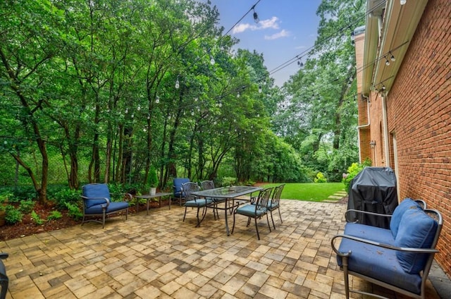 663 Clifton Rd NE, Atlanta, GA 30307 - view of patio / terrace with grilling area and outdoor dining area