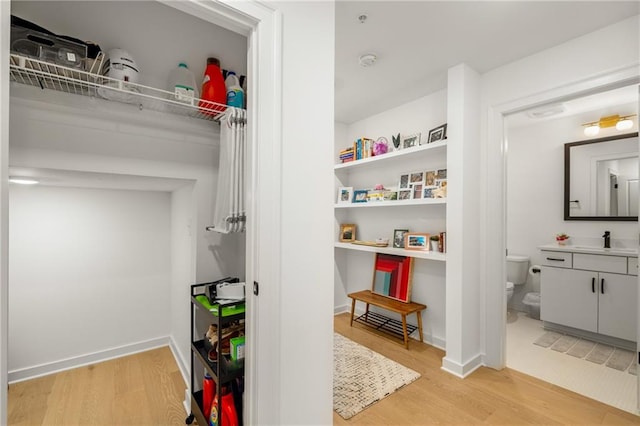 pantry with sink