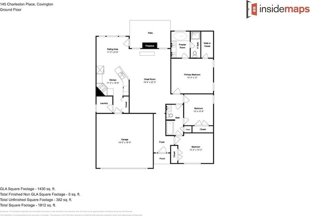 145 Charleston Pl, Covington, GA 30016 - floor plan