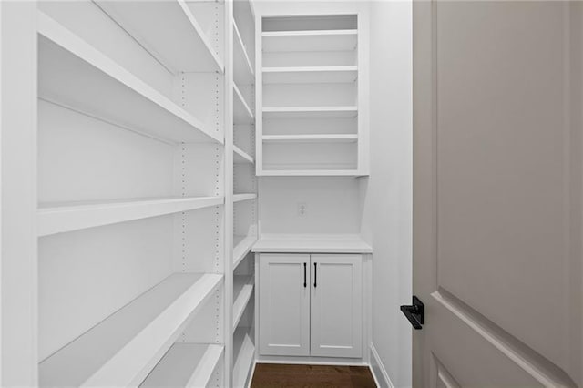 view of pantry