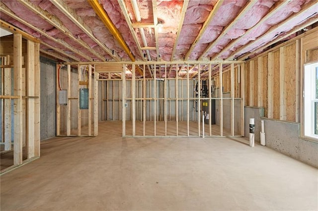 view of basement