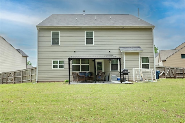 735 Sweethaven Ln, Loganville, GA 30052 - back of property featuring a patio