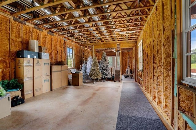 833 Hines Rd, Moreland, GA 30259 - miscellaneous room with concrete floors