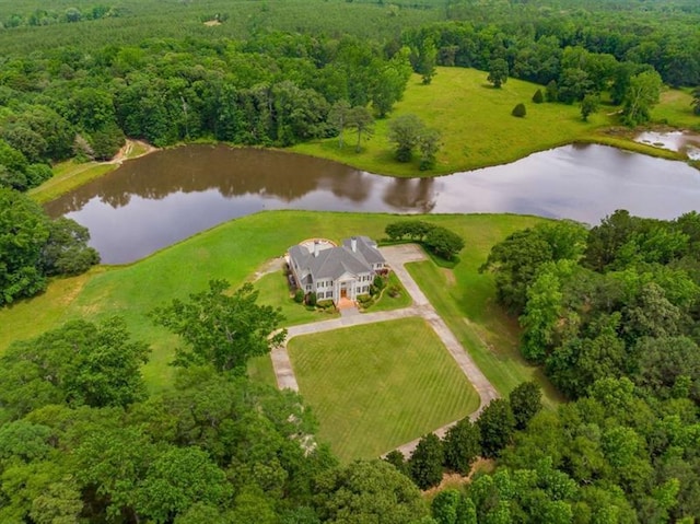 833 Hines Rd, Moreland, GA 30259 - aerial view of a nearby body of water and a heavily wooded area