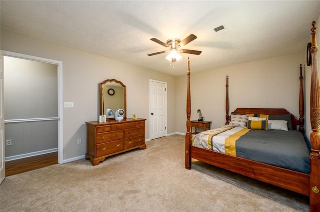 3645 Shrewsbury Ct, Snellville, GA 30039 - bedroom with light carpet and a ceiling fan