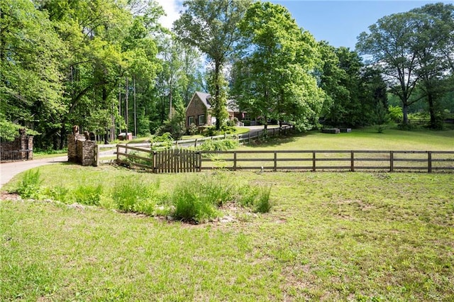view of yard
