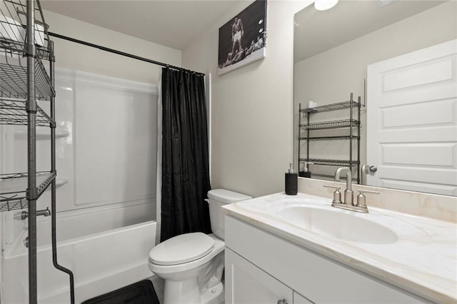 2227 Foley Park St, Snellville, GA 30078 - full bath with vanity and shower / bath combo with shower curtain