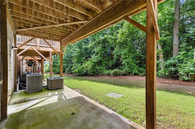 2227 Foley Park St, Snellville, GA 30078 - view of grassy yard featuring a patio