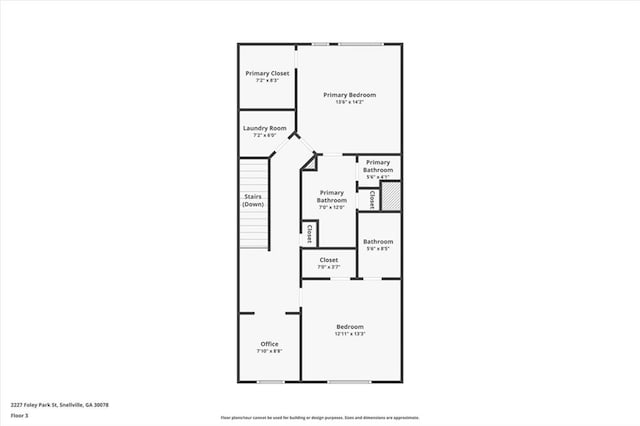 2227 Foley Park St, Snellville, GA 30078 - view of room layout