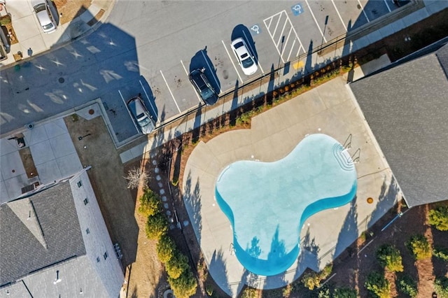2227 Foley Park St, Snellville, GA 30078 - drone / aerial view of a pool area