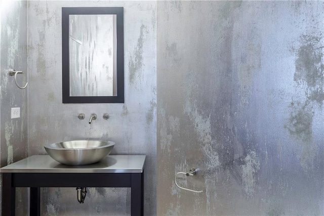 bathroom with a sink