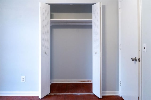 view of closet