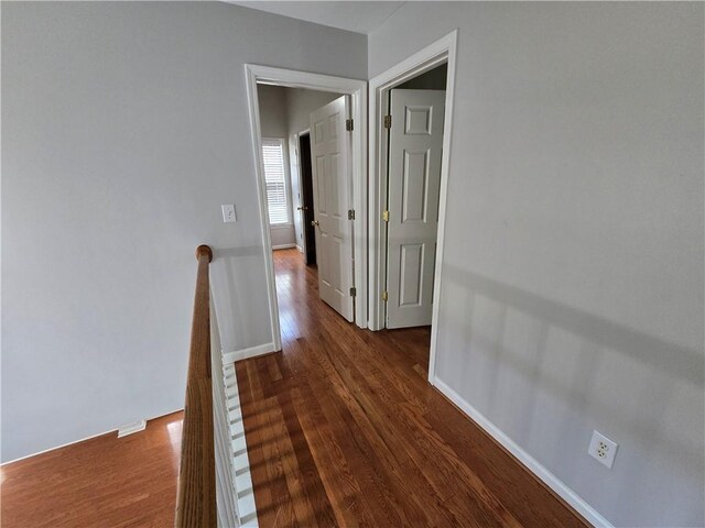 3773 Summer Rose Dr, Atlanta, GA 30341 - corridor with an upstairs landing, wood finished floors, and baseboards