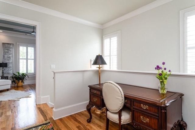 3734 Paige Way NE Unit 10, Atlanta, GA 30319 - office space with healthy amount of natural light, wood finished floors, crown molding, and baseboards