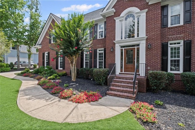 14270 Morning Mountain Way, Milton, GA 30004 - colonial house featuring brick siding