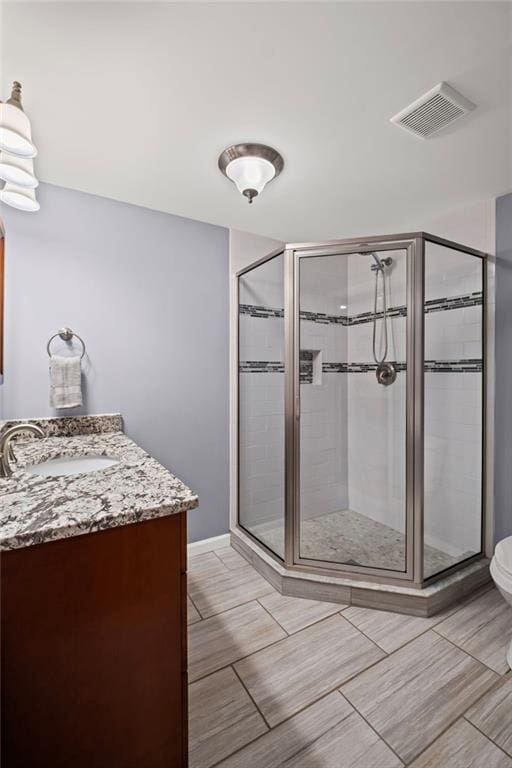 14270 Morning Mountain Way, Milton, GA 30004 - full bath with vanity and a stall shower
