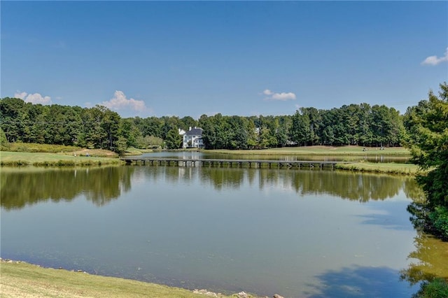14270 Morning Mountain Way, Milton, GA 30004 - water view featuring a forest