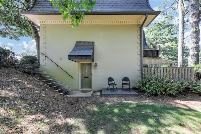 view of rear view of house