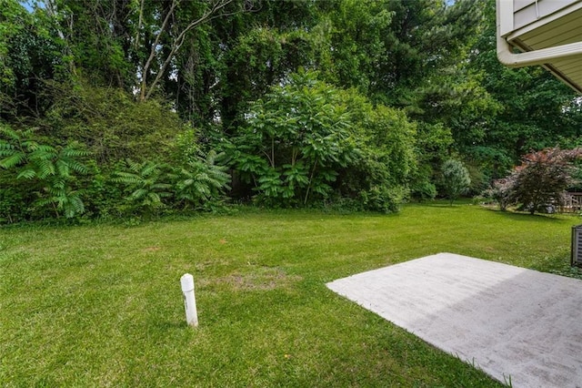 4400 Old Allgood Cir, Stone Mountain, GA 30083 - view of green lawn with a patio area