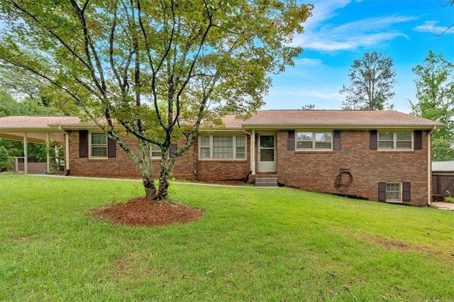 597 Rich Davis Rd, Hiram, GA 30141 - single story home with a front lawn, brick siding, and entry steps
