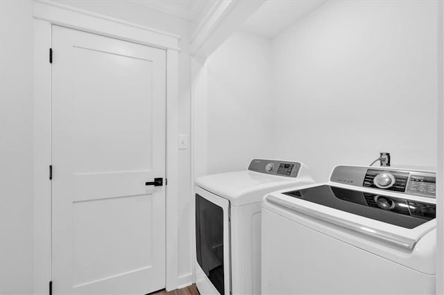 597 Rich Davis Rd, Hiram, GA 30141 - washroom featuring separate washer and dryer