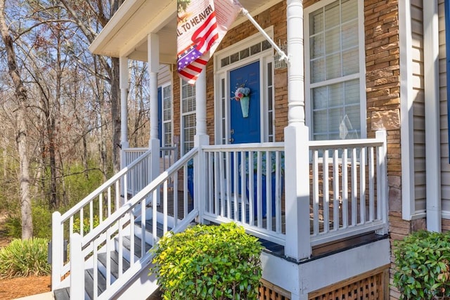 49 Inverness Ct, Hiram, GA 30141 - property entrance featuring covered porch